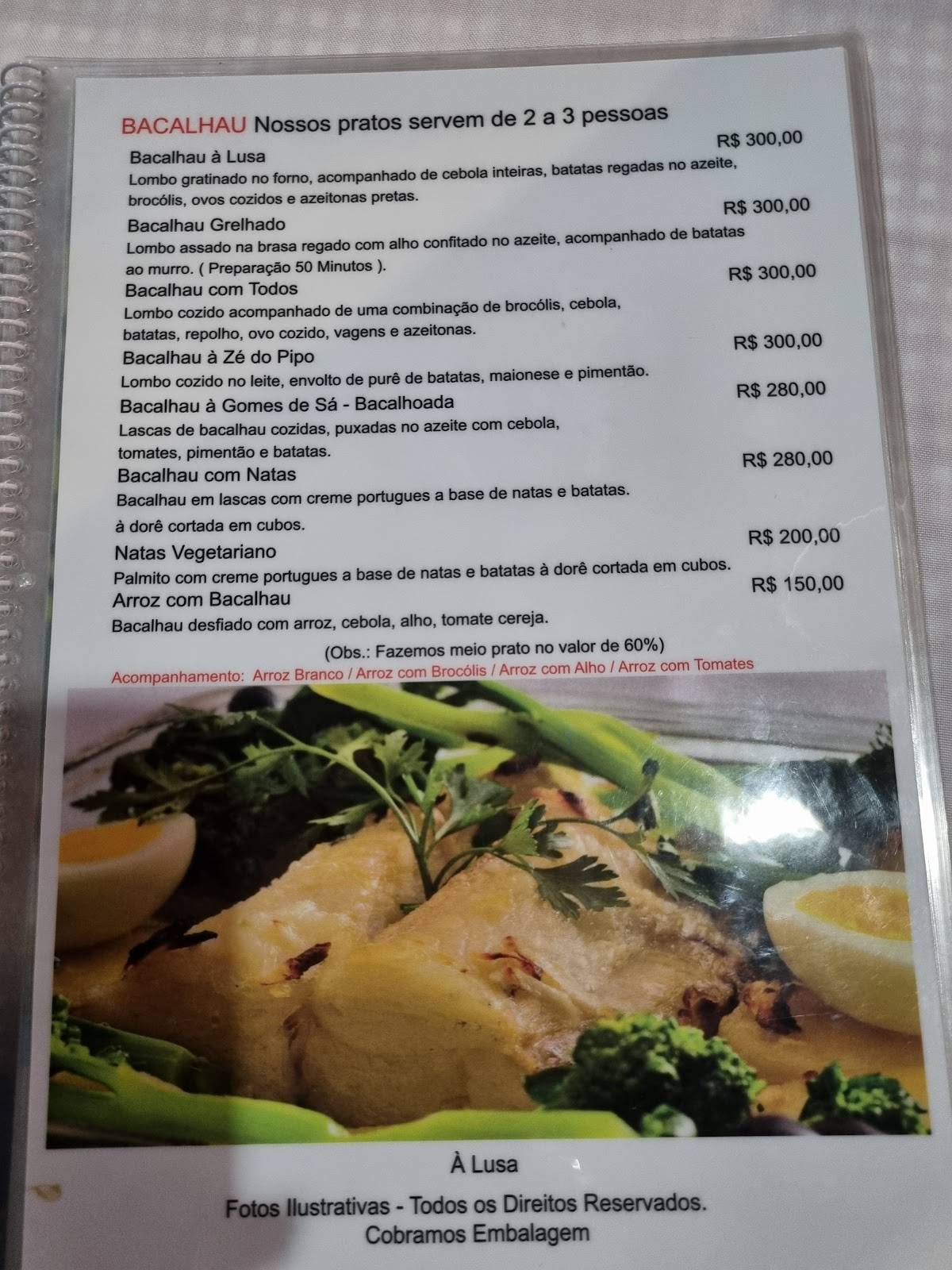 Obelisque Bar e Restaurante cardápio