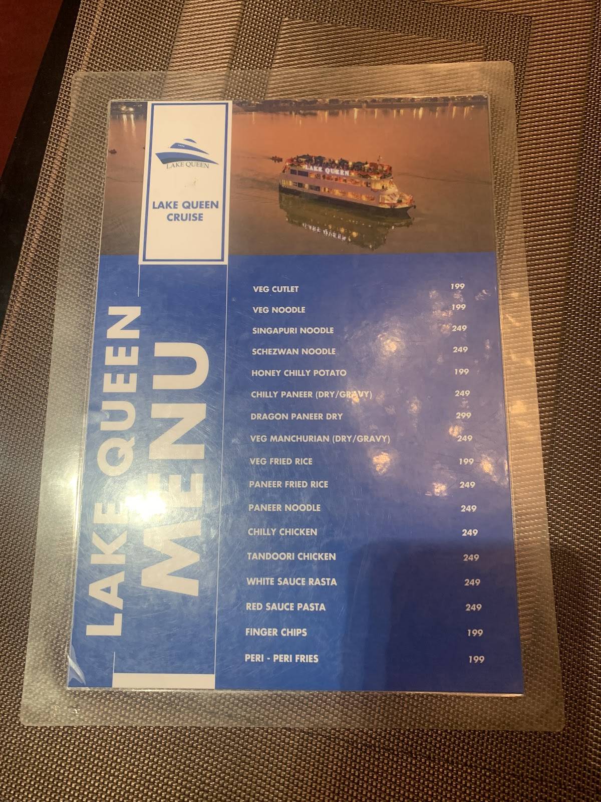 Lake Queen Cruise (Gorakhpur) menu