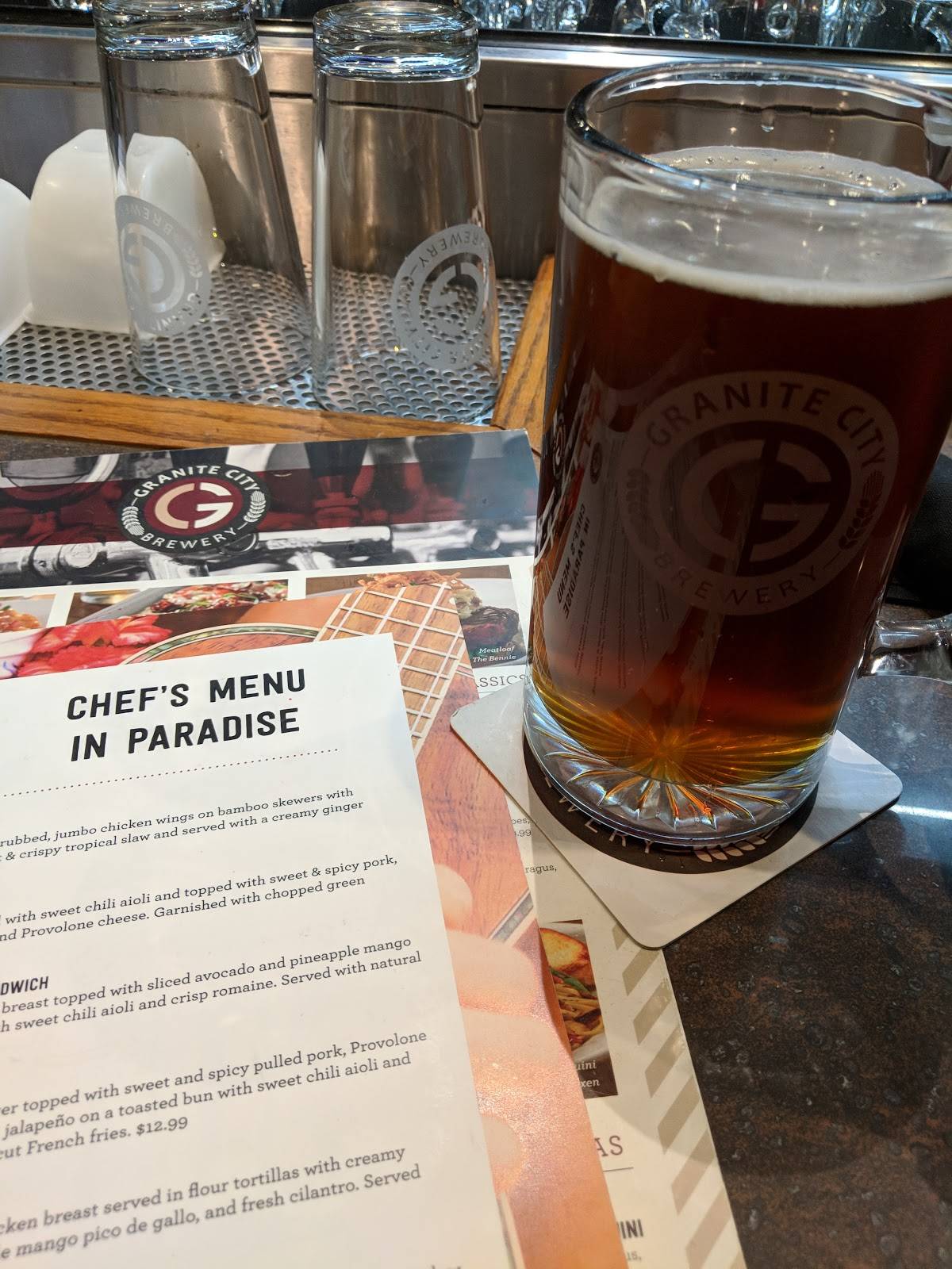 Granite City Food And Brewery Fargo Reviews Menu at Granite City Food & Brewery restaurant, Fargo