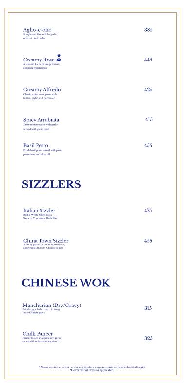 Gree ca Cafe Rooftop menu