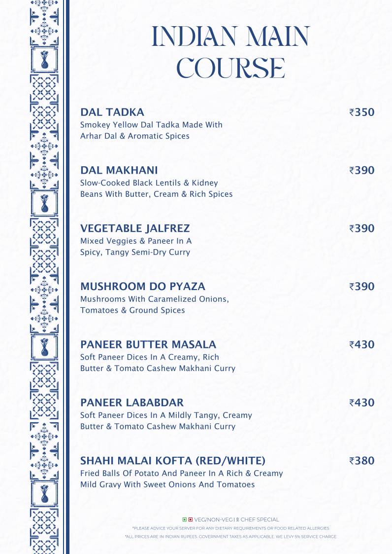 Gree ca Cafe Rooftop menu