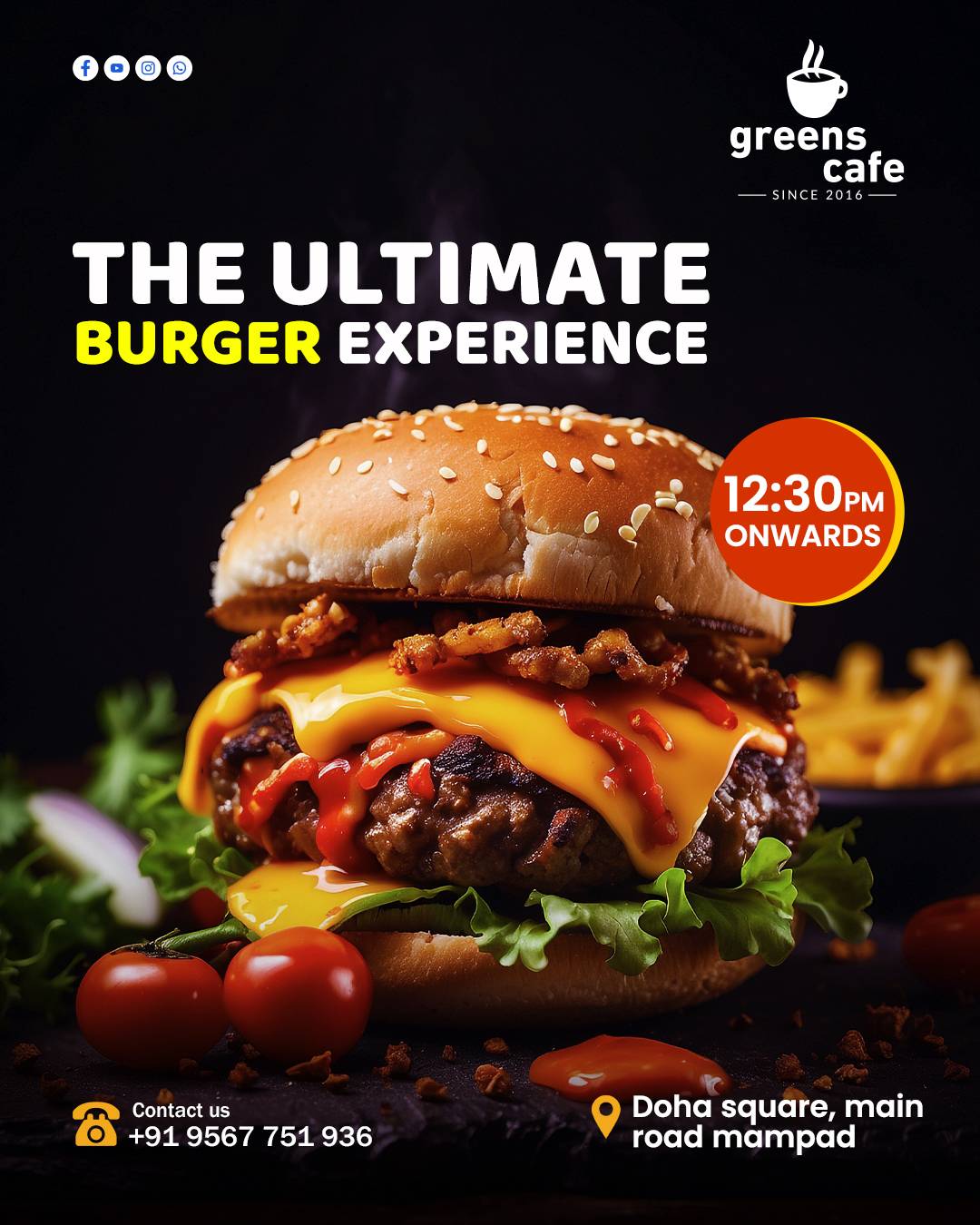 Greens Cafe menu