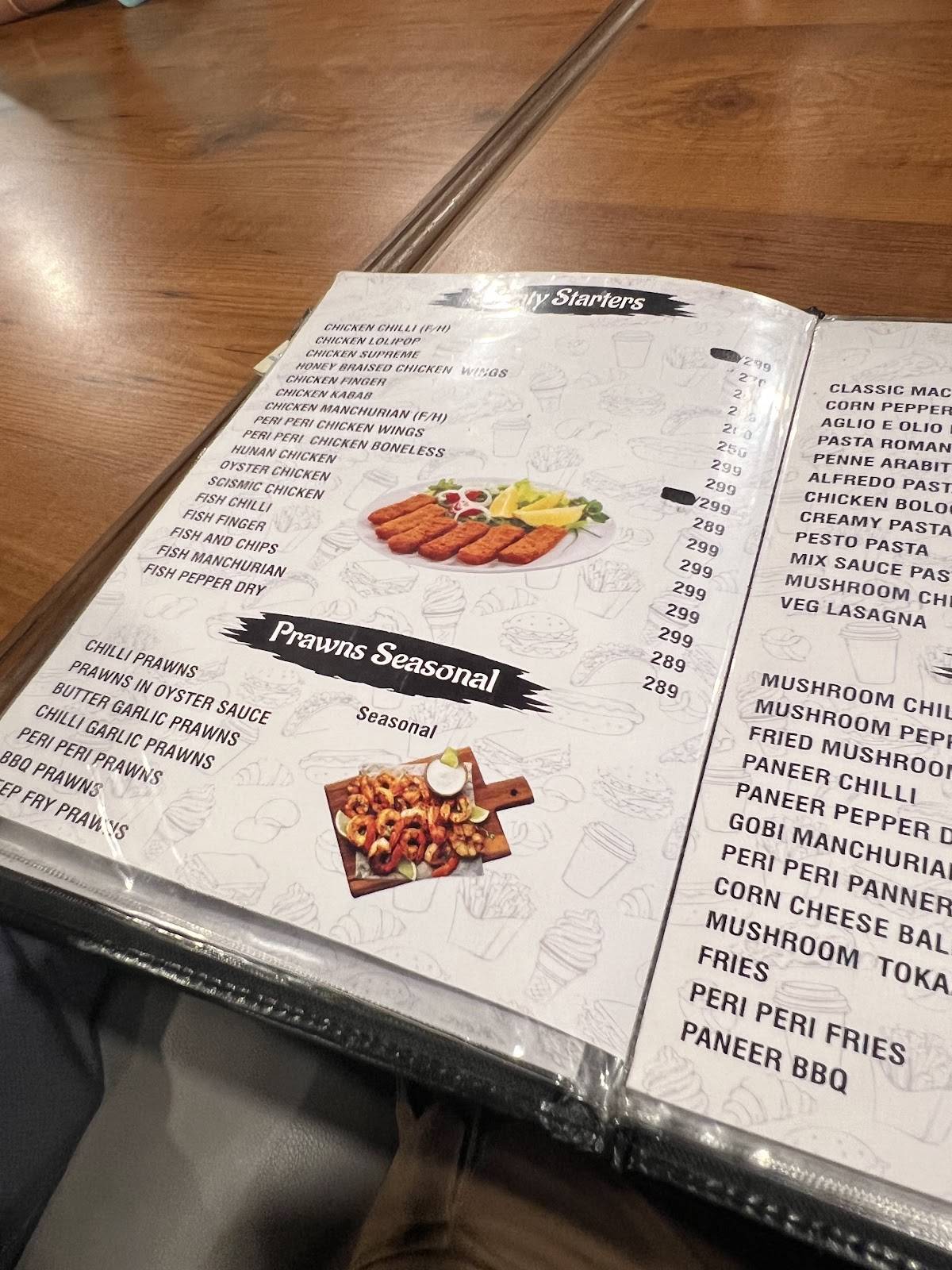 Grilliez menu