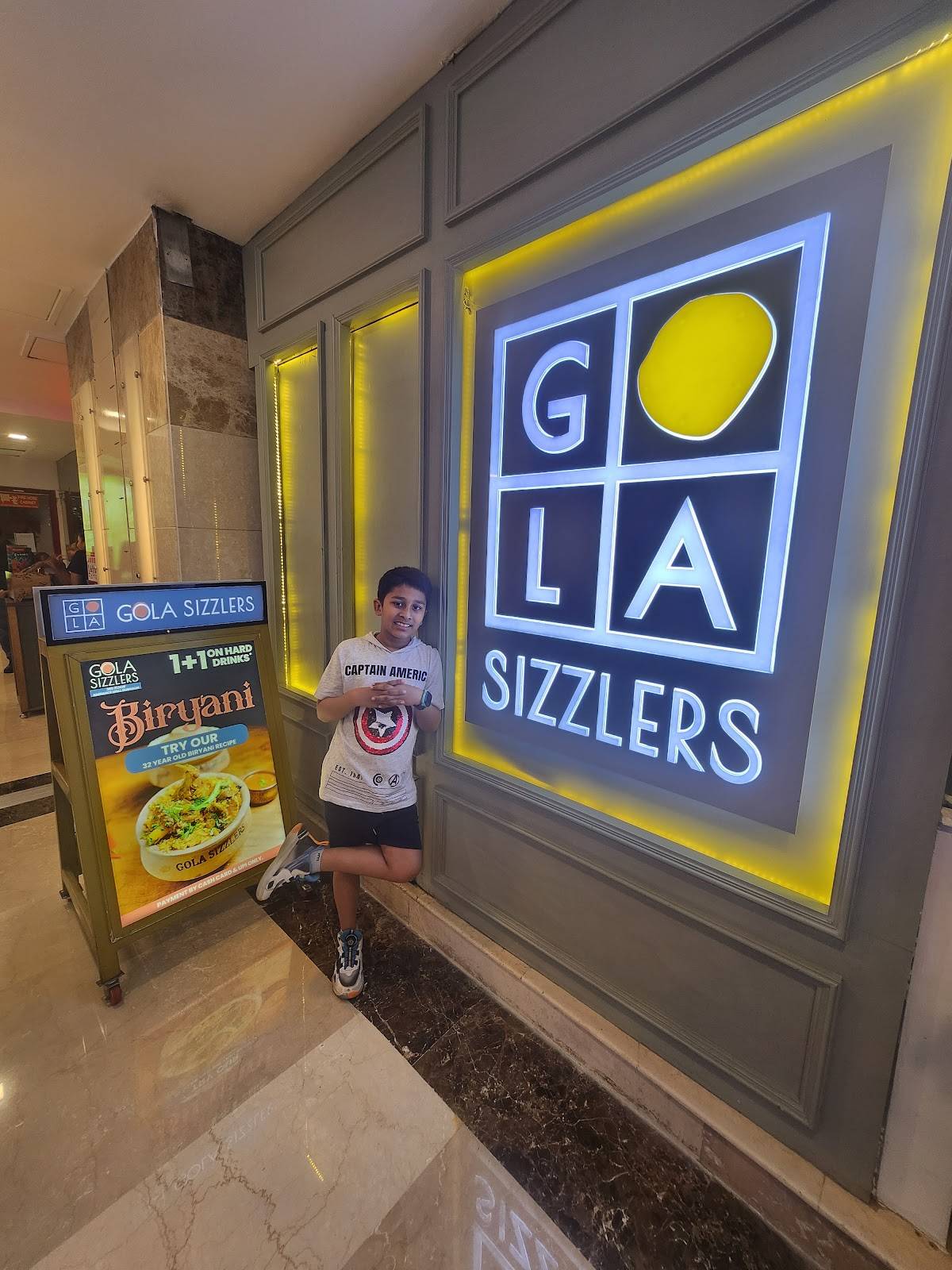 Gola Sizzler’s menu