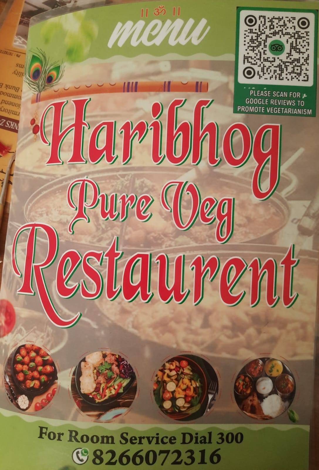 HARI BHOG PURE VEG RESTAURANT menu