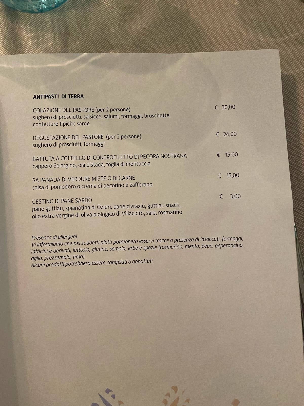 Menu di BENTU & SOI 