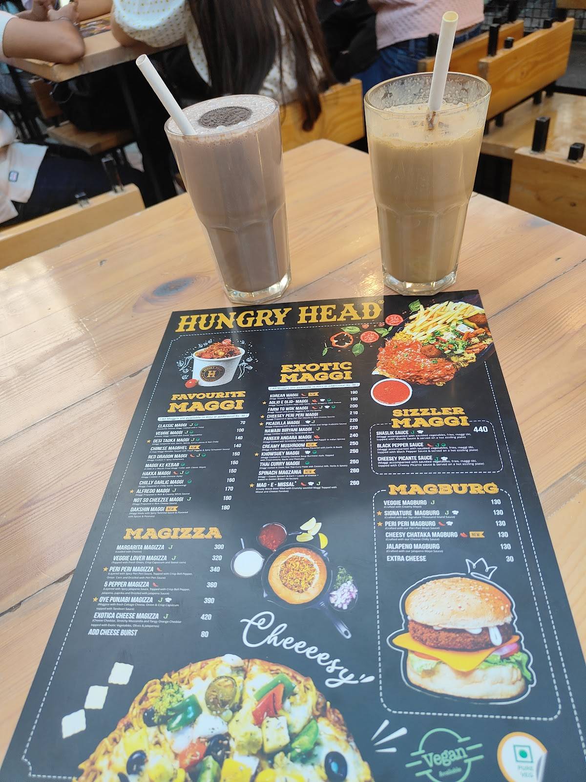 HUNGRY HEAD menu