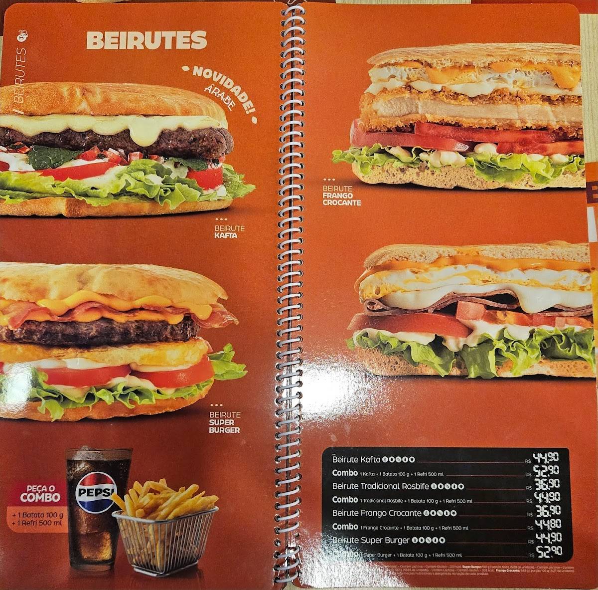 Habib's Blumenau cardápio