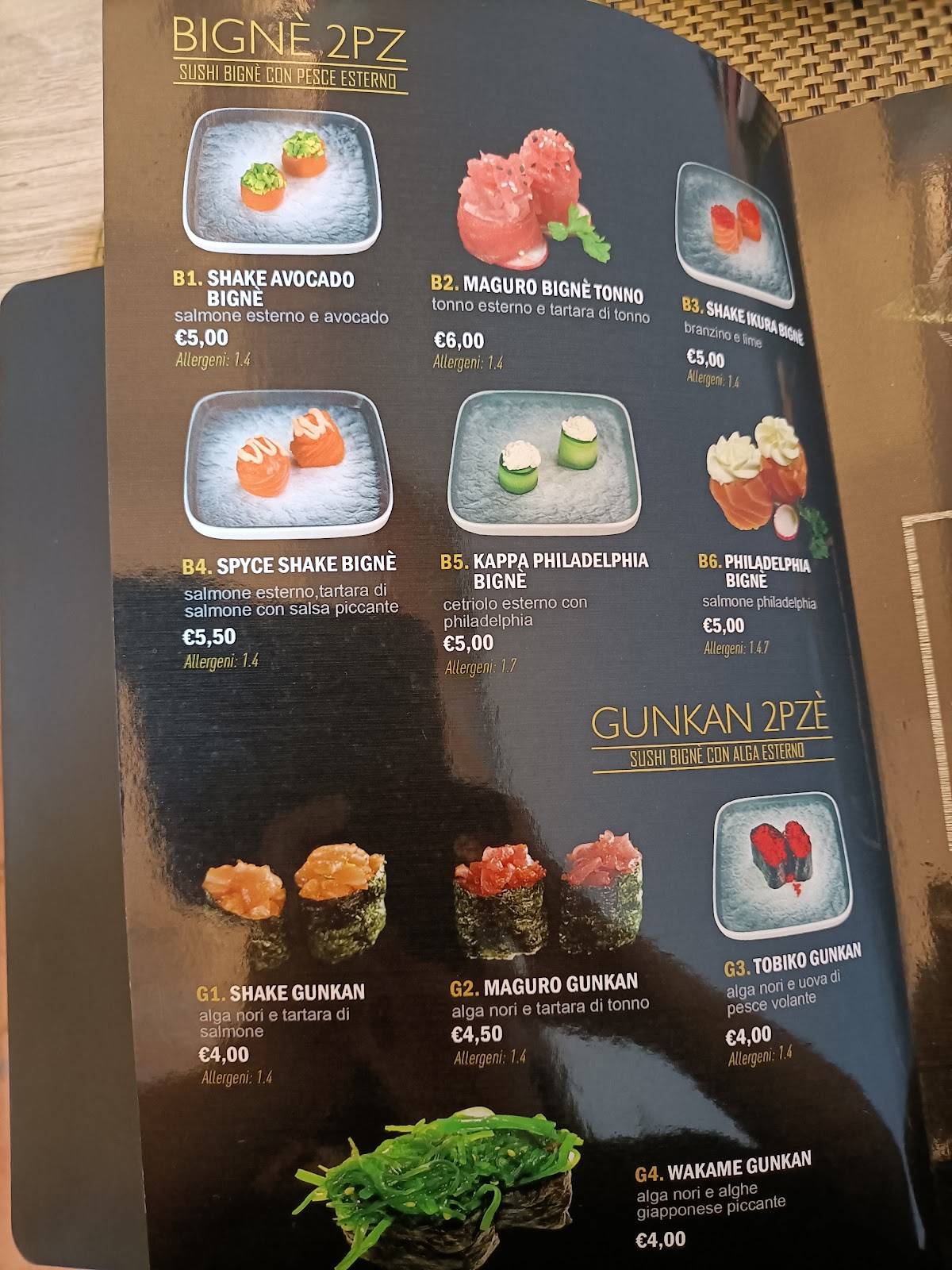 Menu di Hanami 