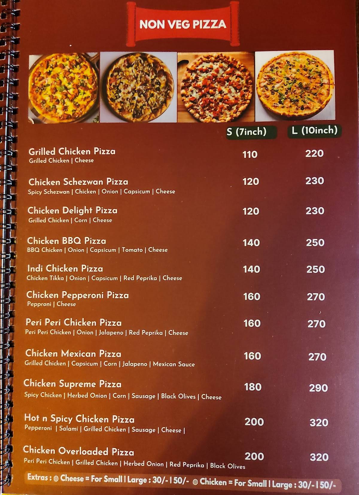 Hangout Café menu