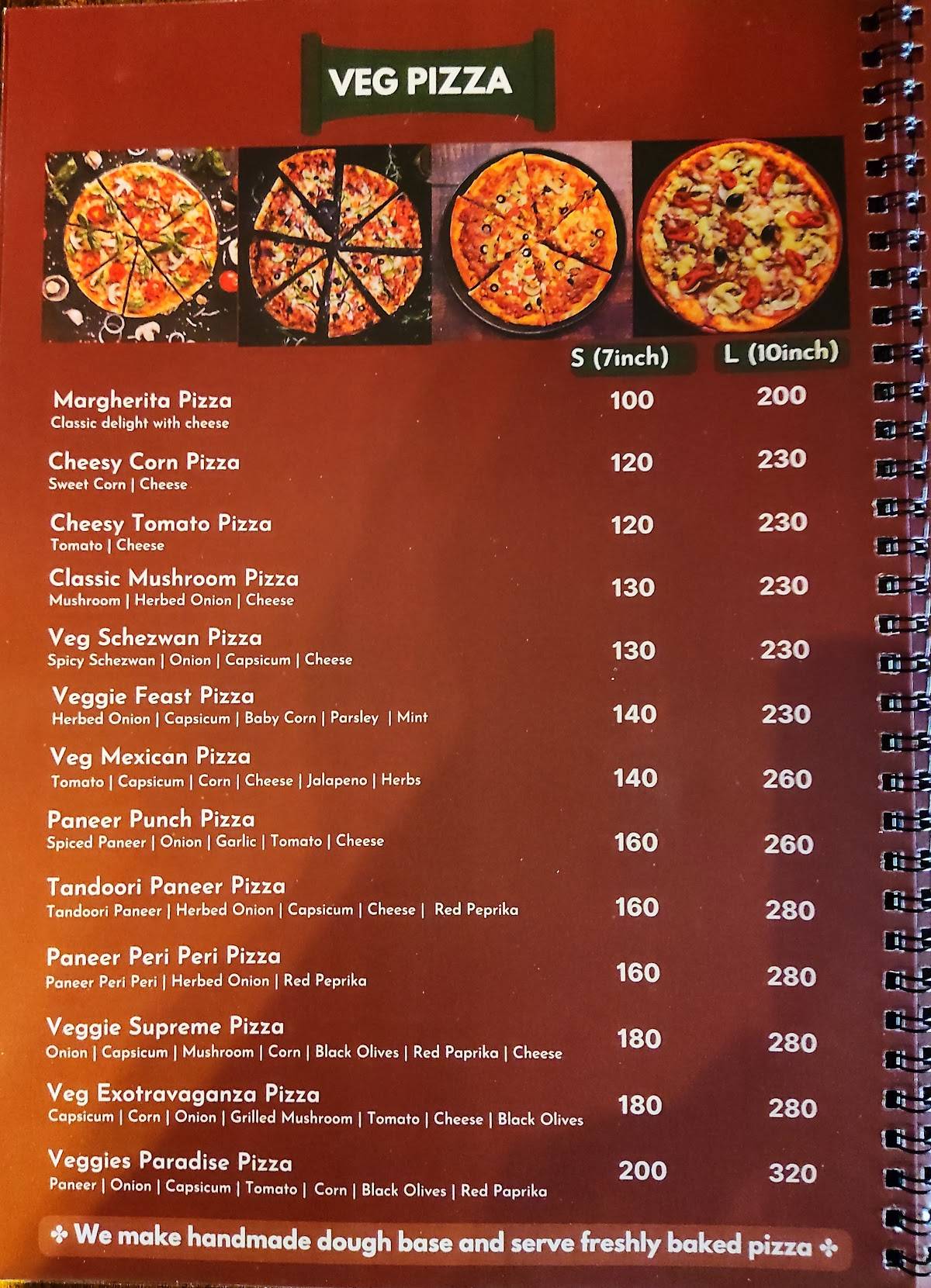 Hangout Café menu
