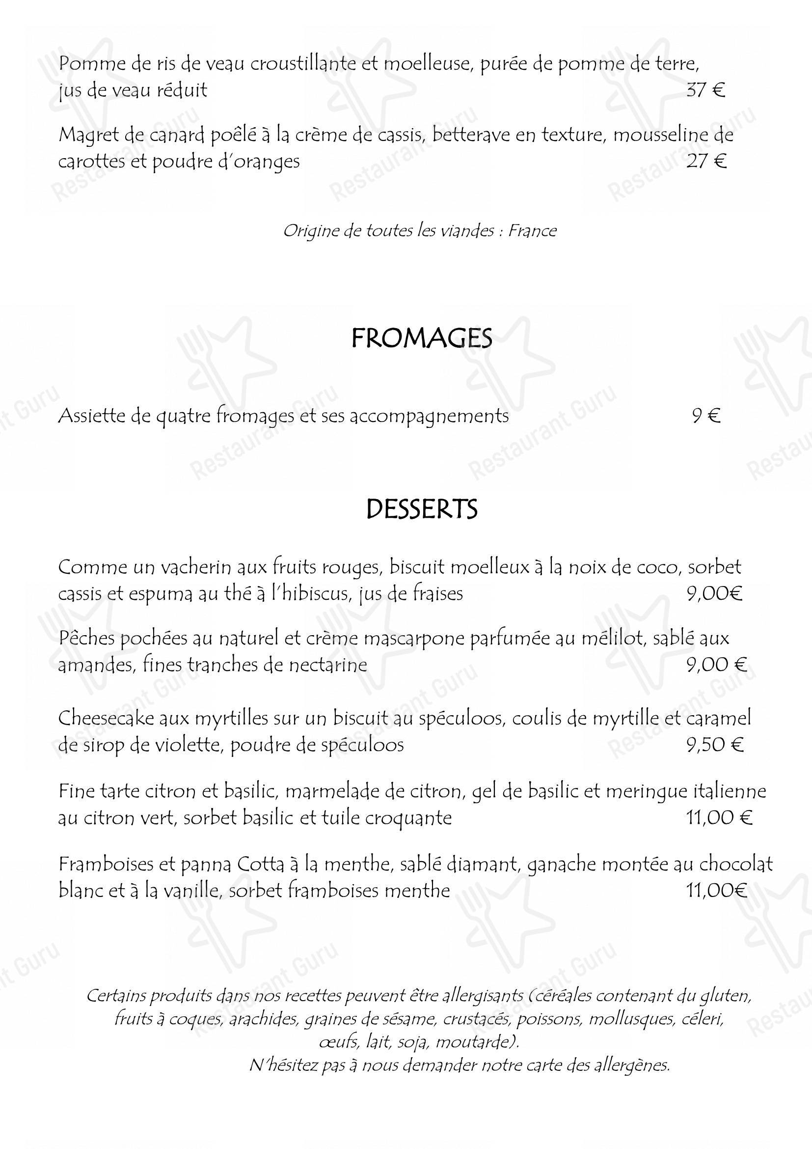 Hercule Poireau dans Périgueux - Menu