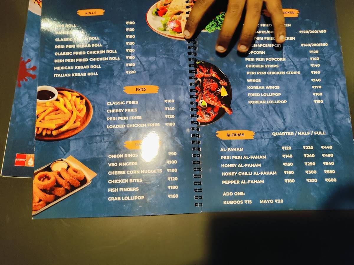 Hippie’s Resto Cafe menu