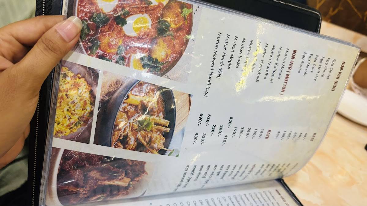 Hotel Food Park menu