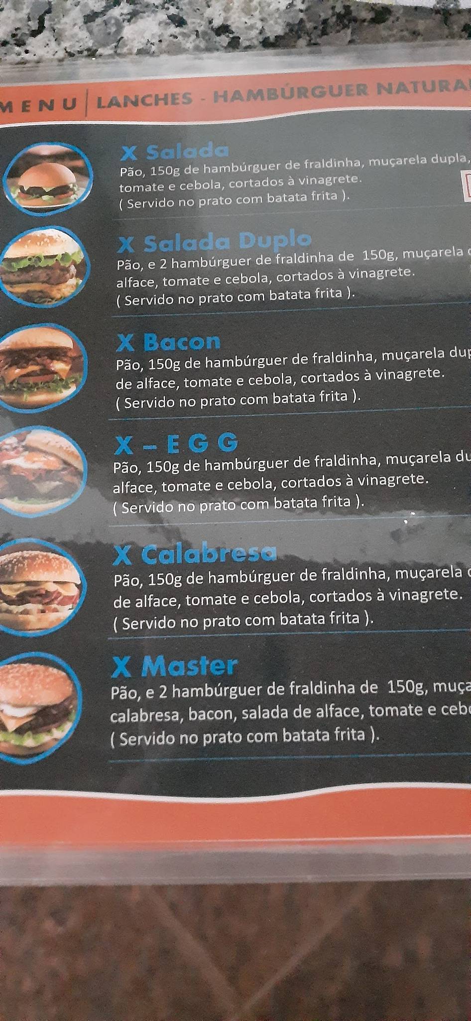 Hotel e Restaurante Malinowski cardápio