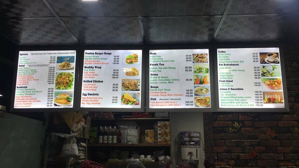 Hwealth Cafe menu