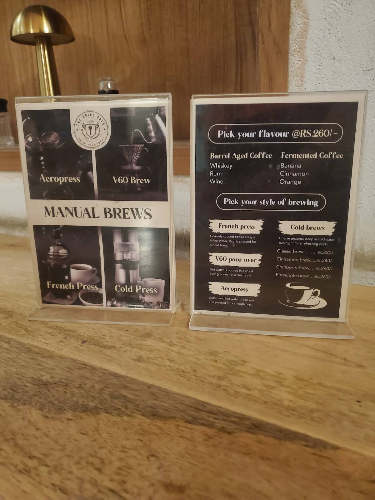 The Grind Cafe - Banjara Hills menu