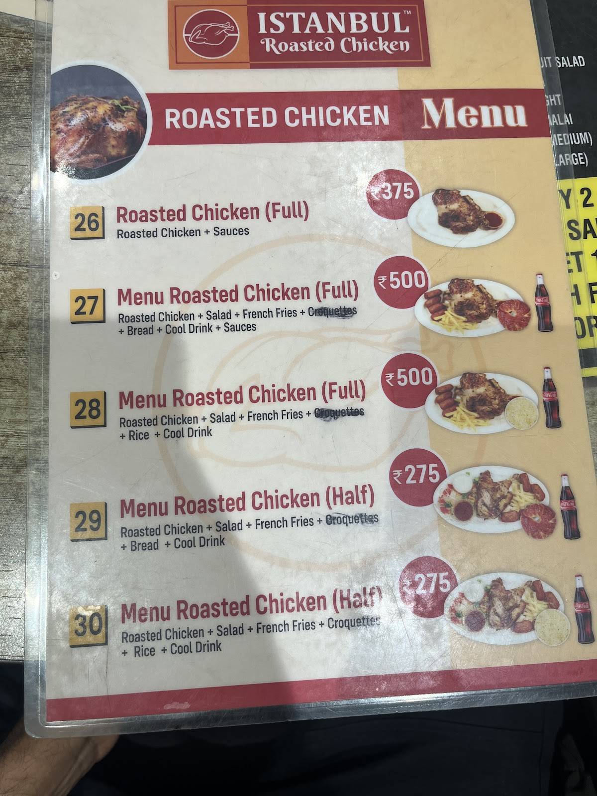 ISTANBUL AUTHENTIC DÖNER KEBAB menu
