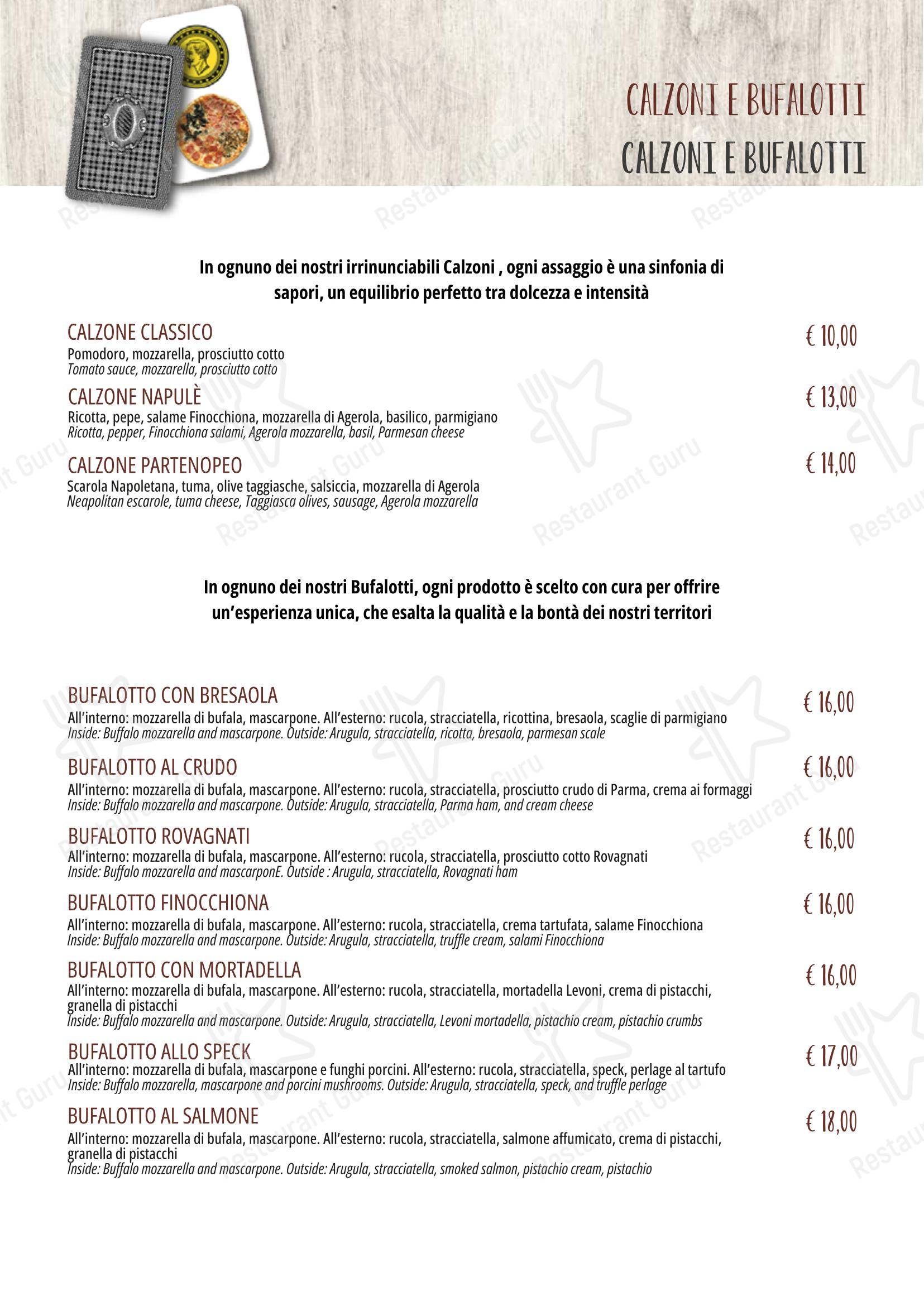 Il Baro dans Palerme - Menu