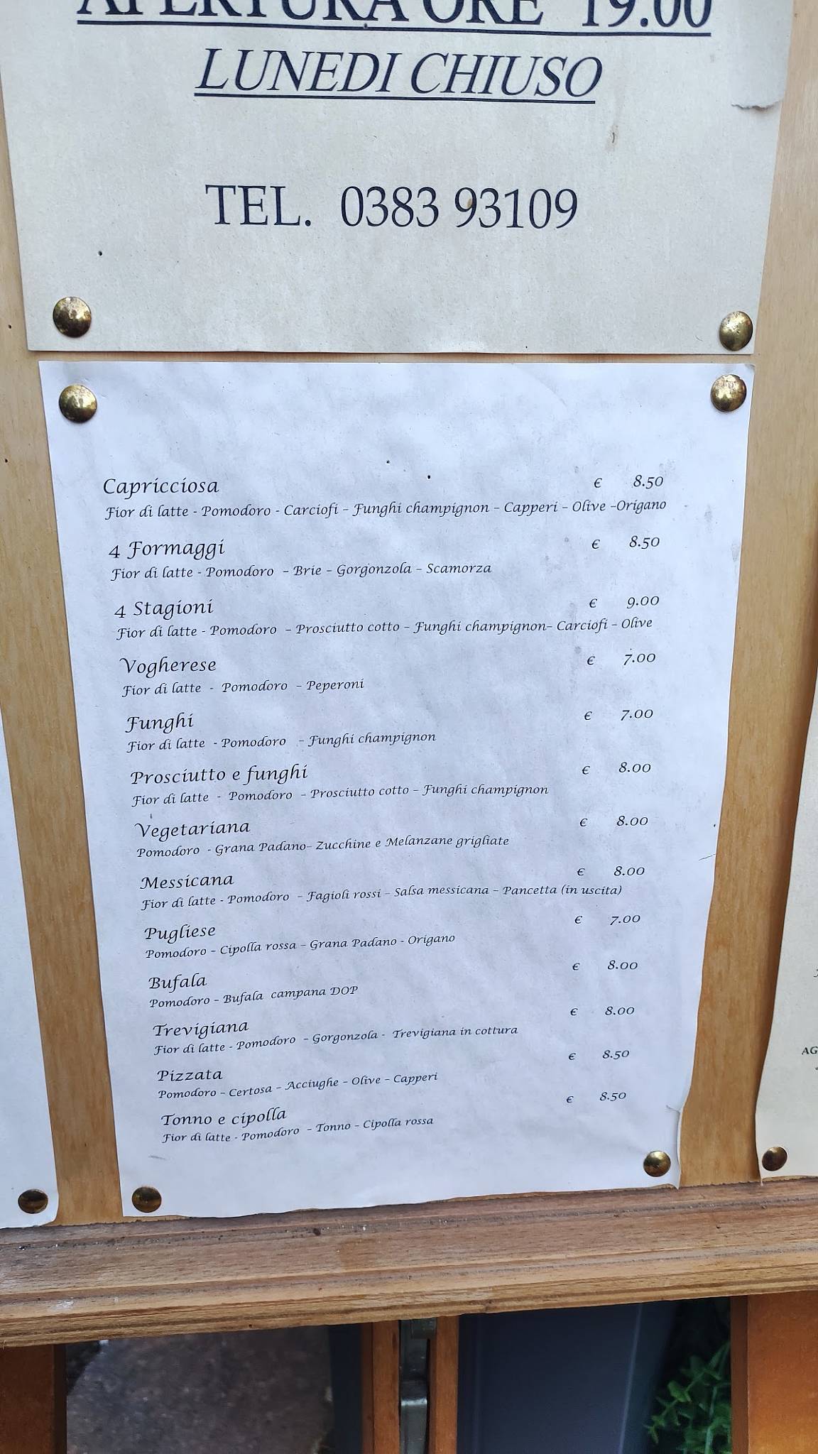 Menu di Il Gabbiano Di Massone Roberto 