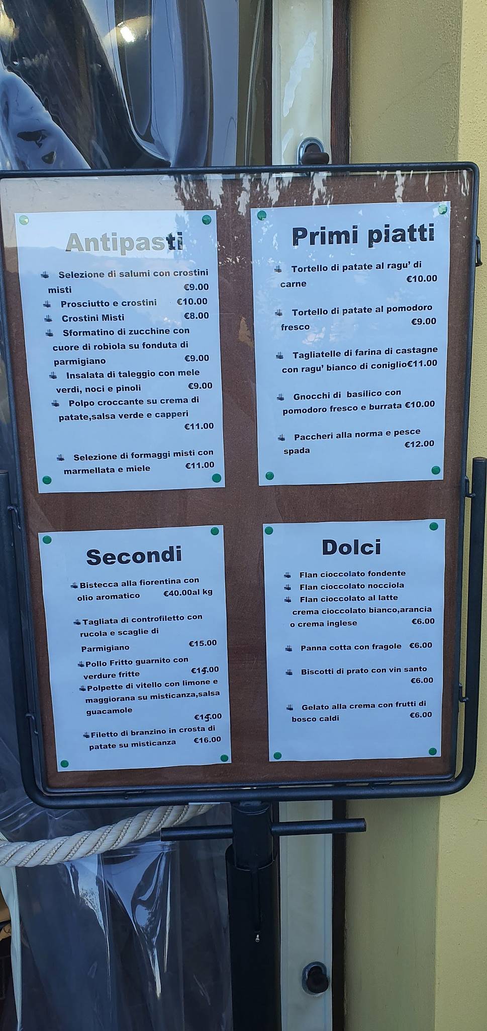 Menu di Il Ghirighio 