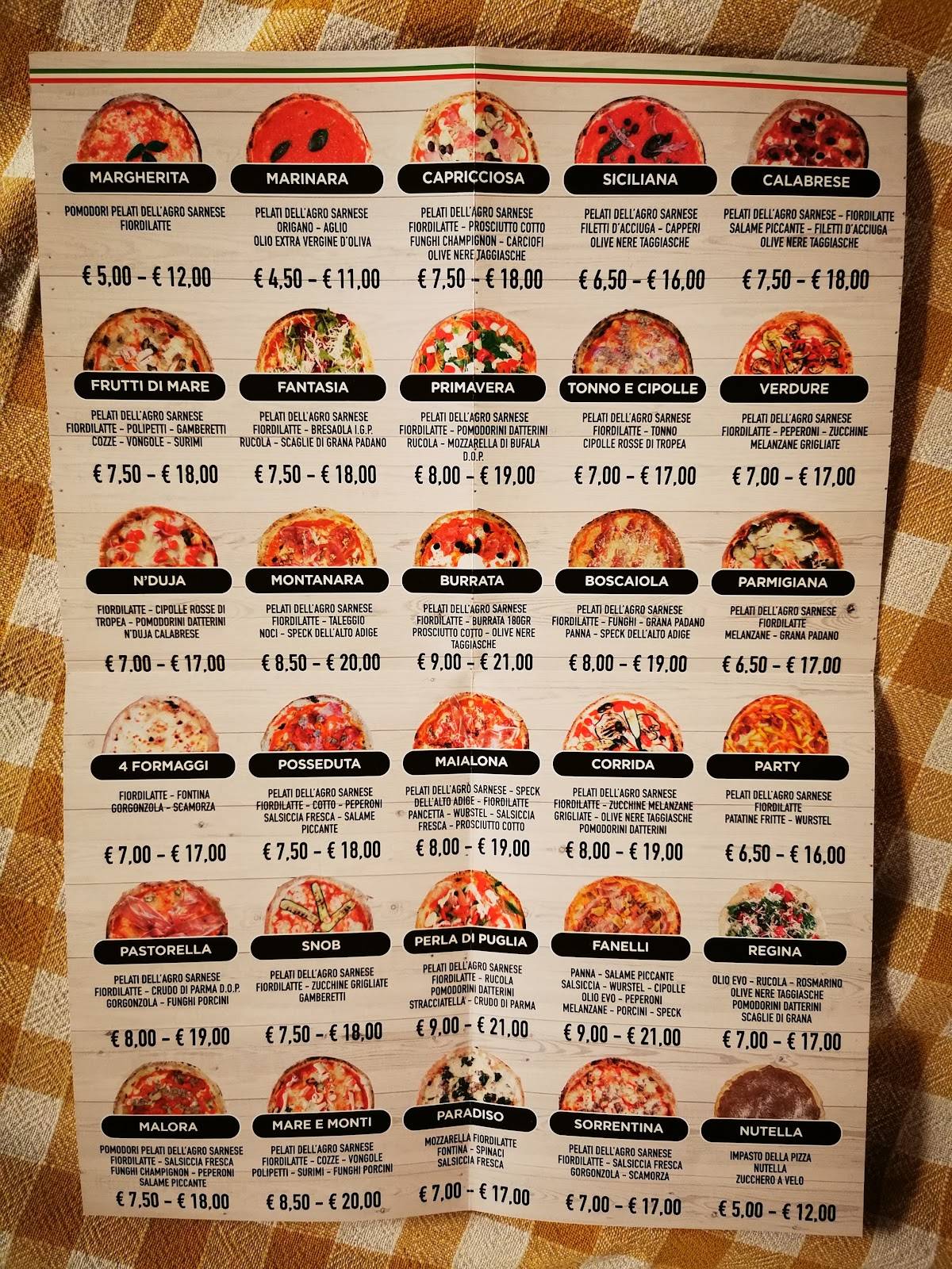 Menu di Il Miracolo 