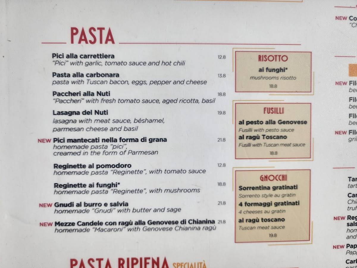 Menu di Il Nutino 