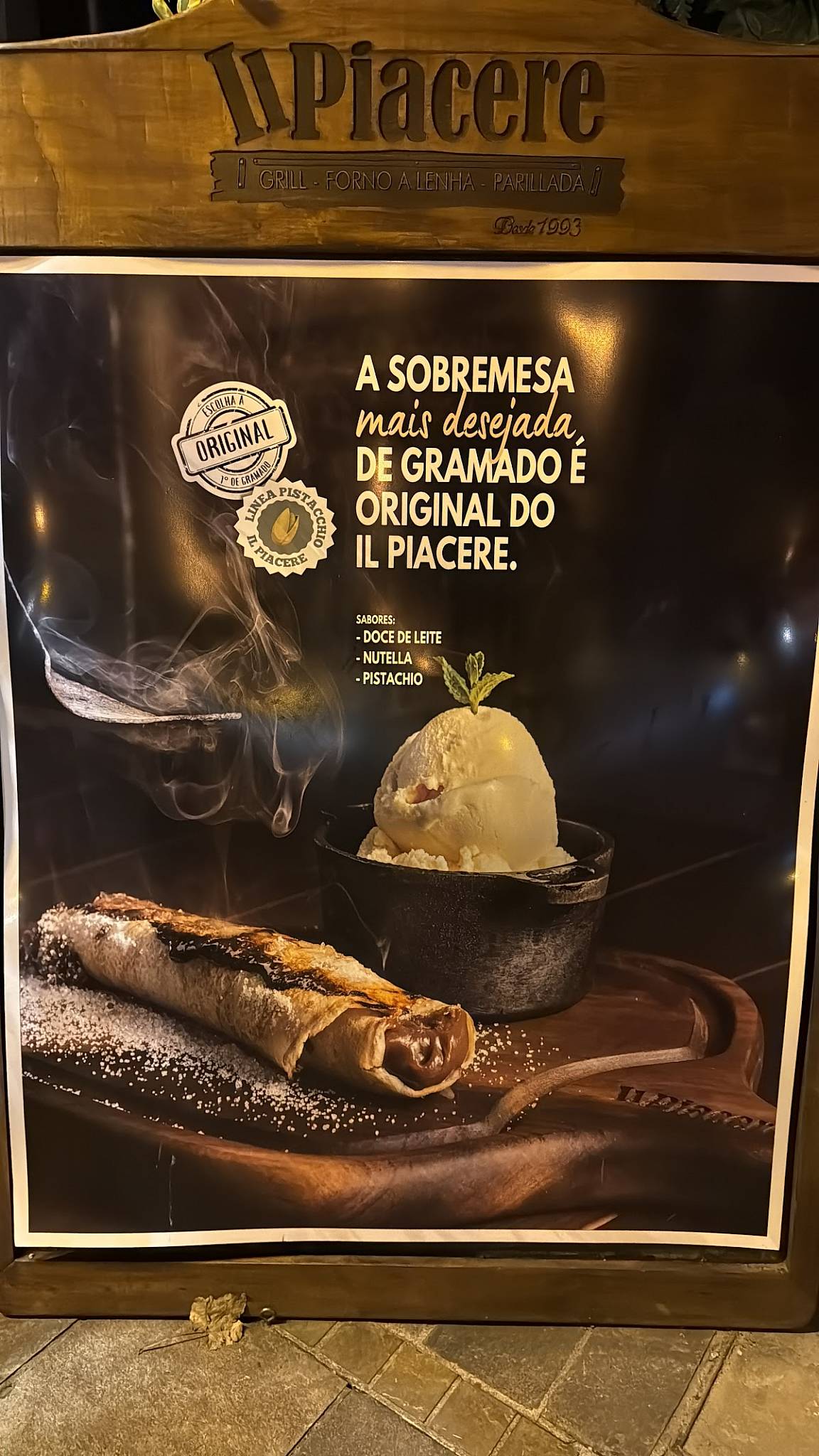 Il Piacere cardápio