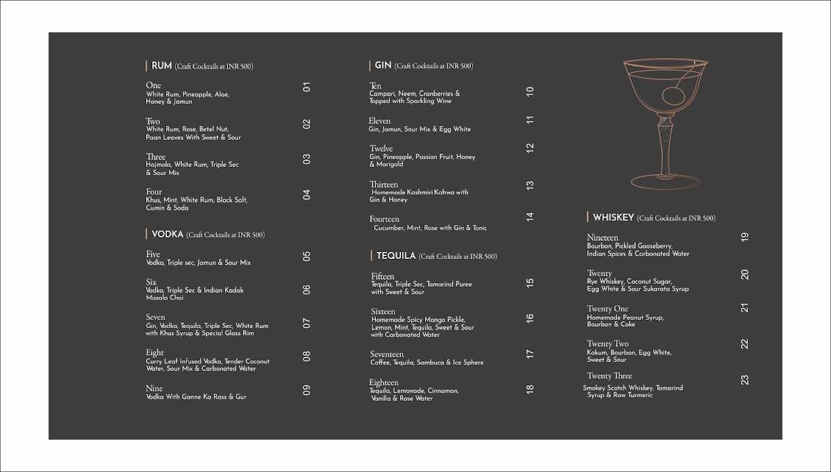 Iso Cafe & Bar menu