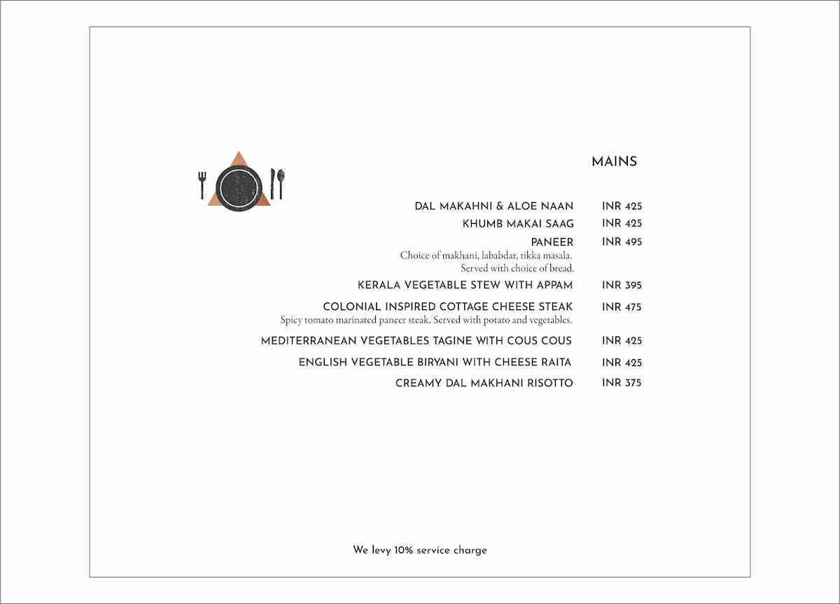 Iso Cafe & Bar menu