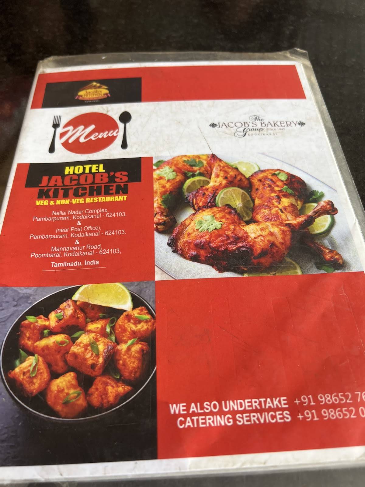 JACOBS KITCHEN menu