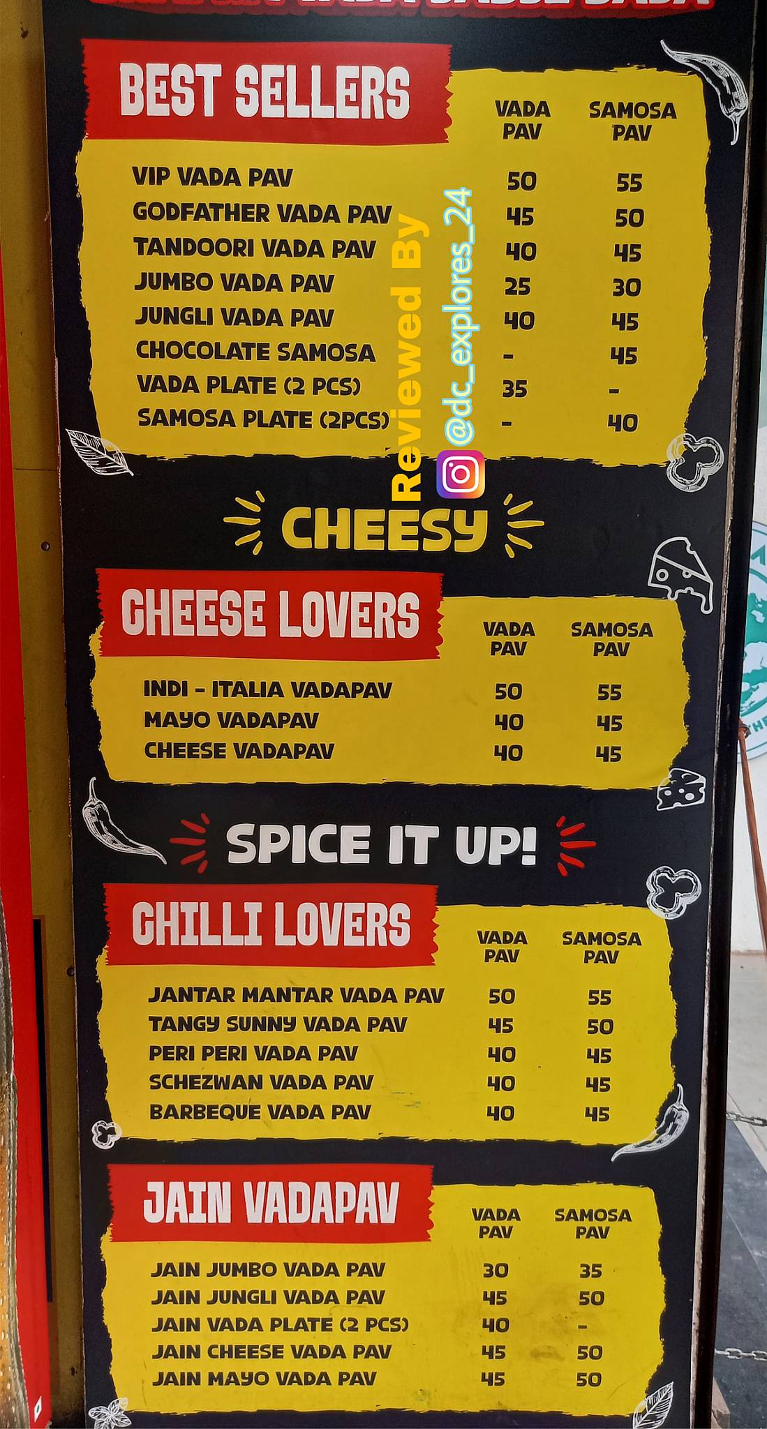 JUGAADI ADDA Rajkot menu