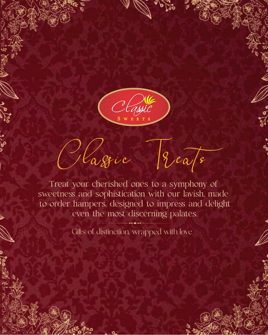 Classic Sweets Best Sweet Shop in Jalandhar Best Wedding Boxes & Hampers in Jalandhar menu