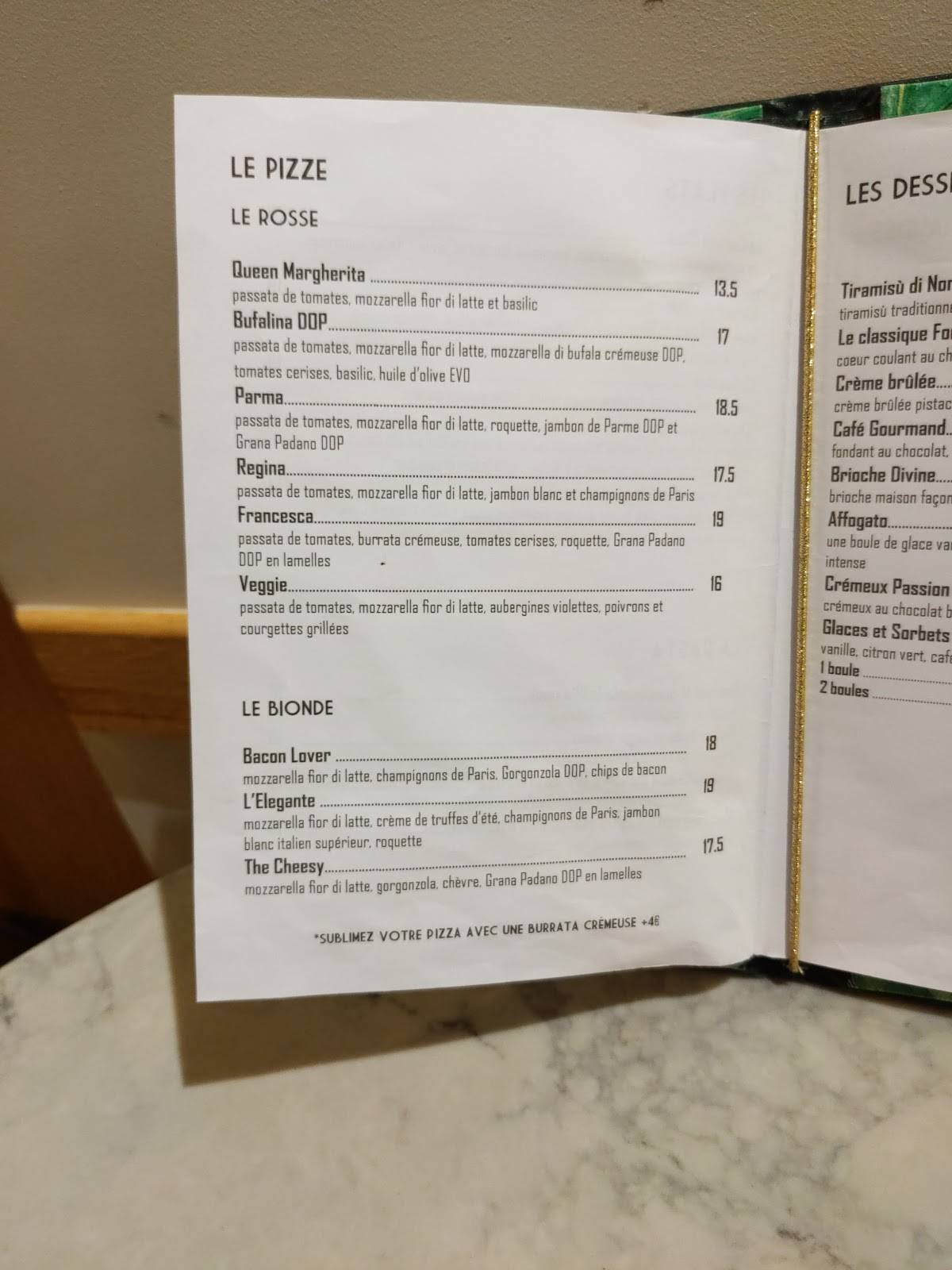 Menu de Jango