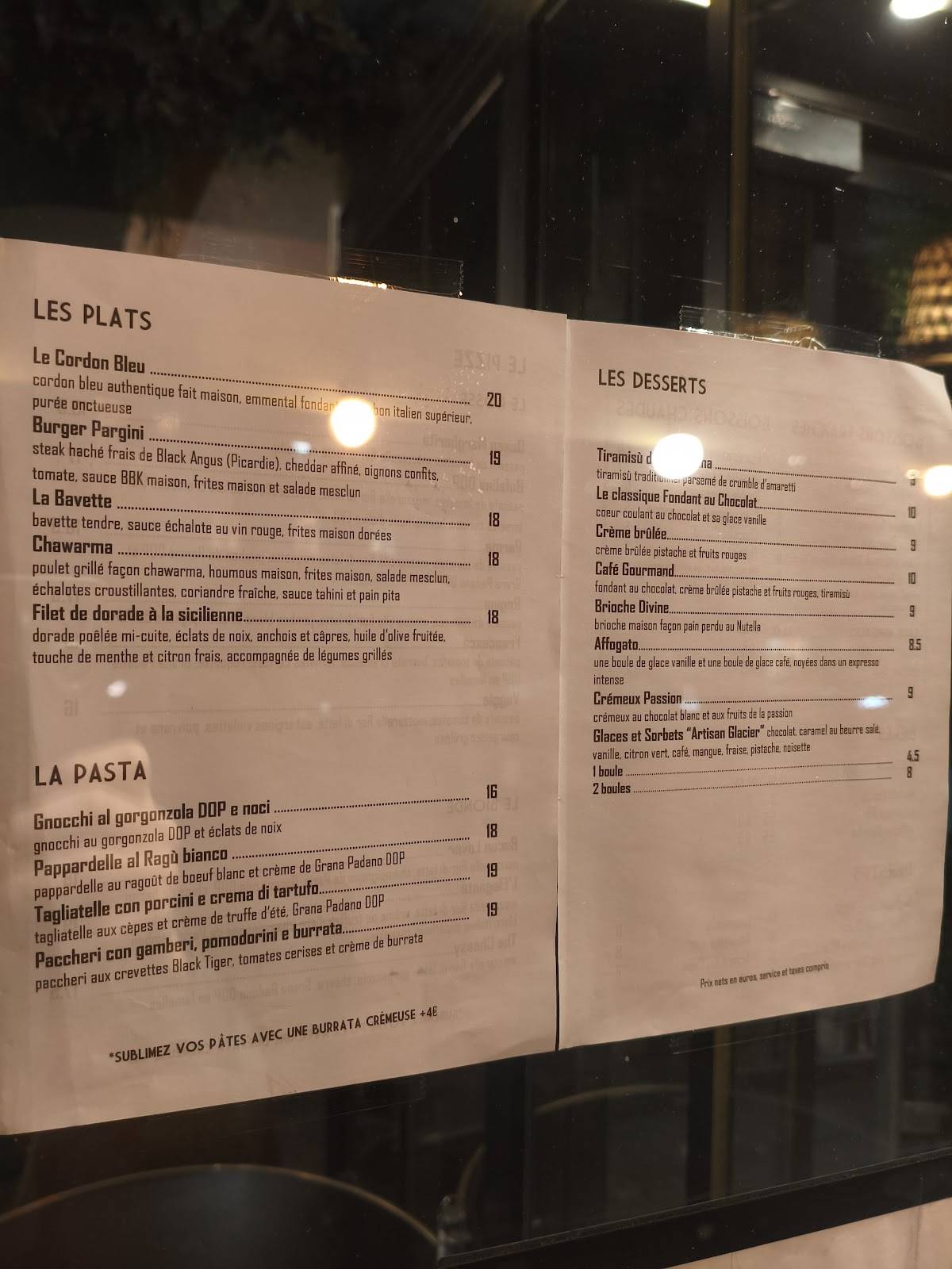Menu de Jango