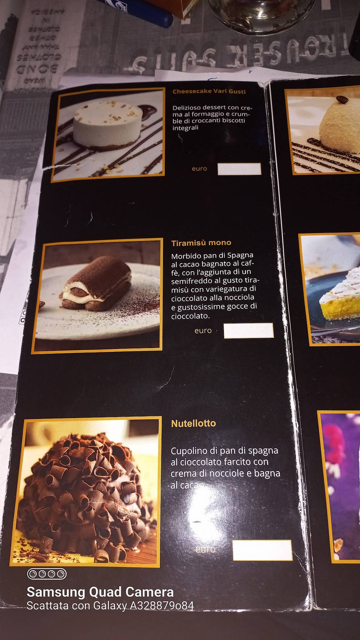 Menu di Johnny B. Goode 