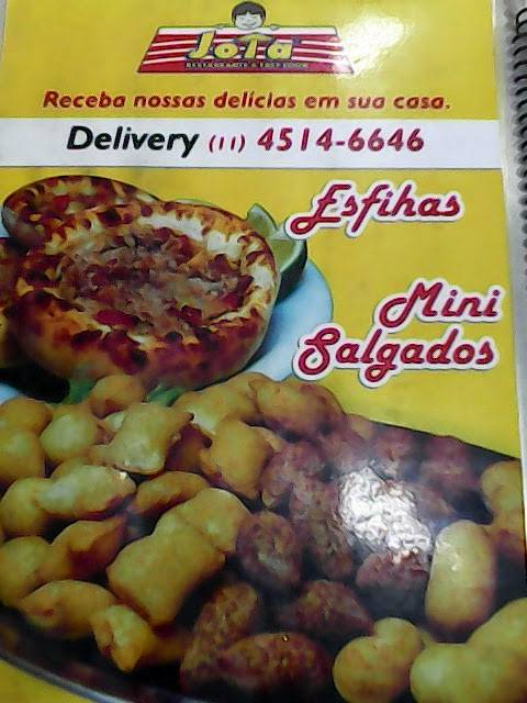 Jota Restaurante cardápio