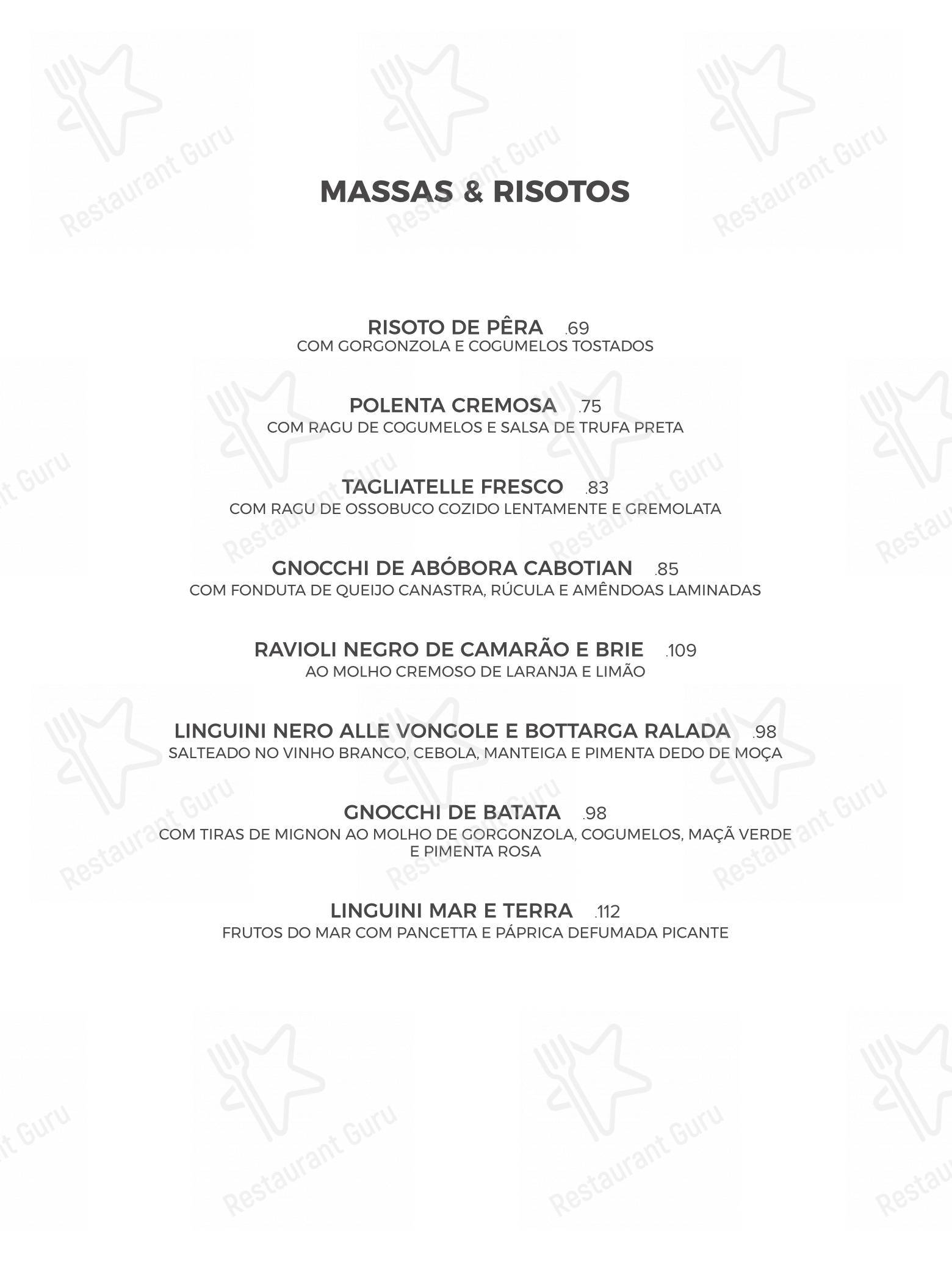 Menu para K.sa Restaurante em Curitiba