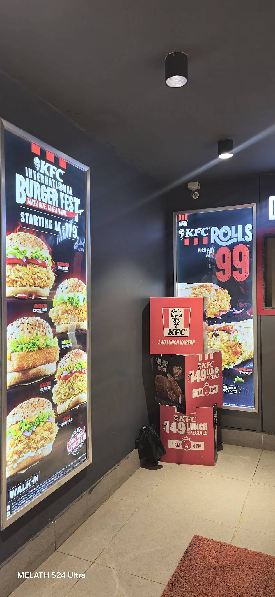 KFC Kanhangad menu