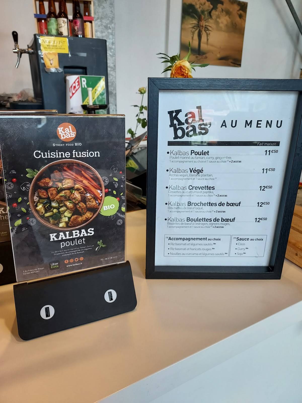Menu de Kalbas