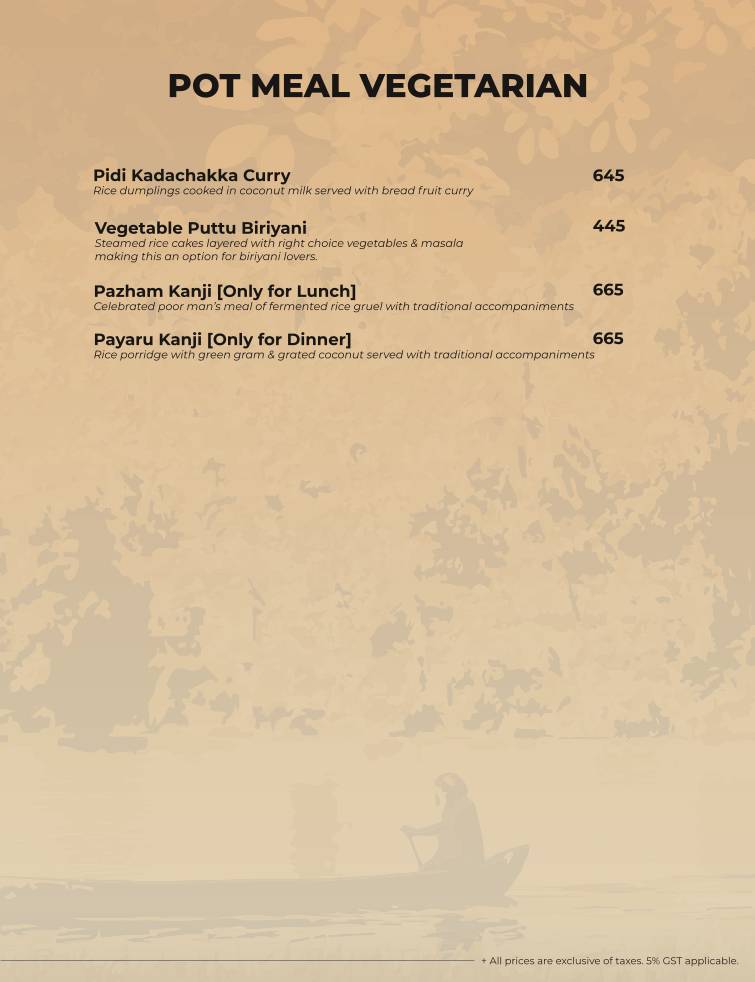 Kappa Chakka Kandhari menu
