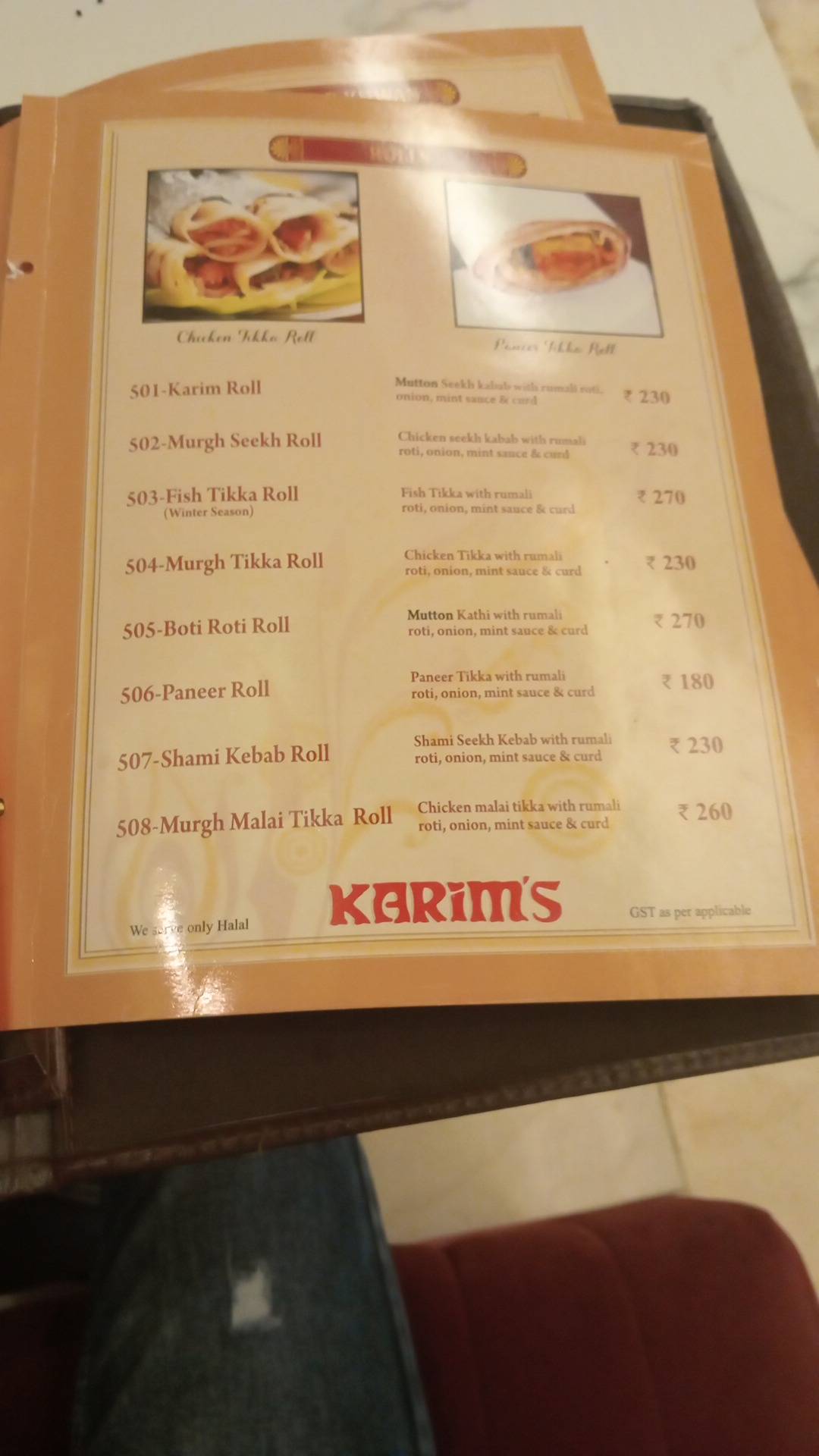 Karim's Meerut [Best non-veg Restaurant in meerut Best restaurant in Meerut] menu
