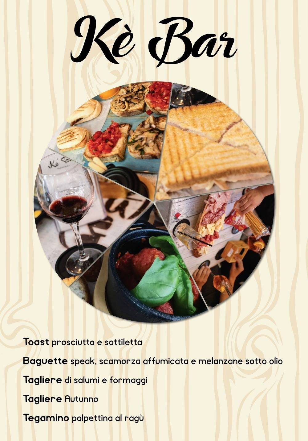 Menu di Ke' Bar Manzilli 