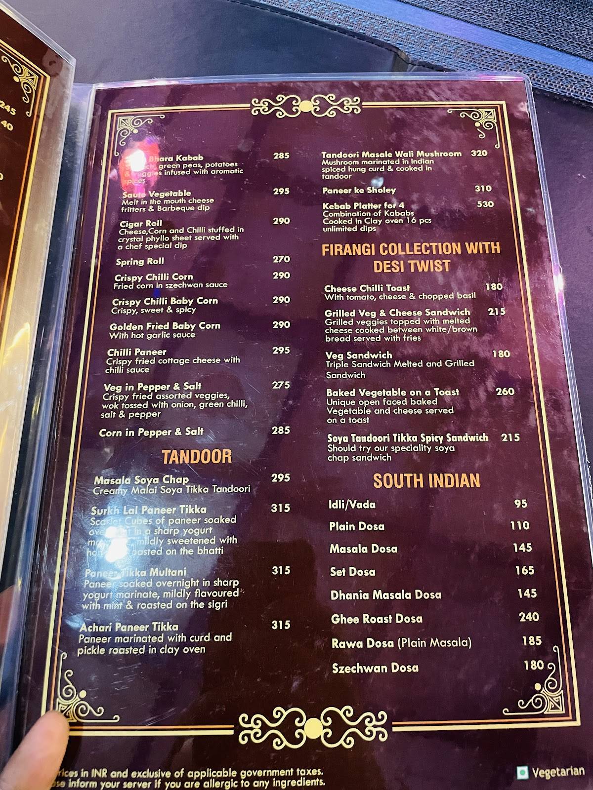 Keshari Food Plaza & Banquet menu