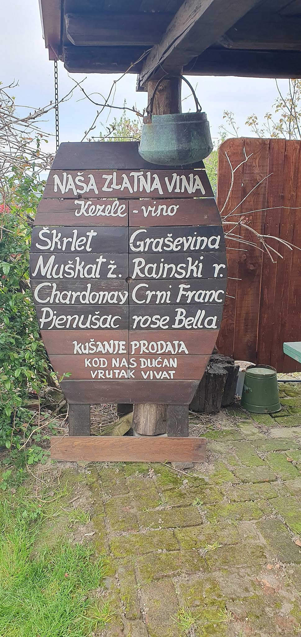 Menu di Kezele Rural Tourism Estate 