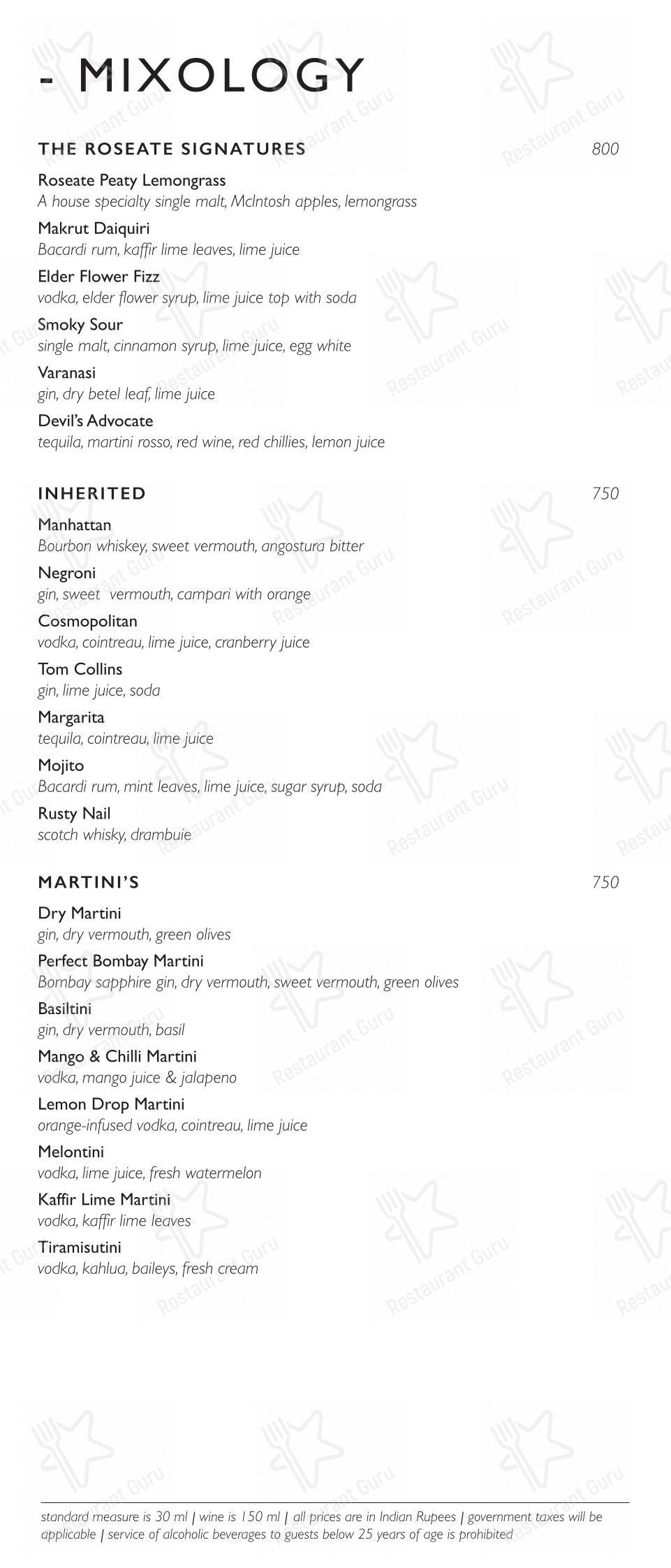 Kiyan, New Delhi - Menu