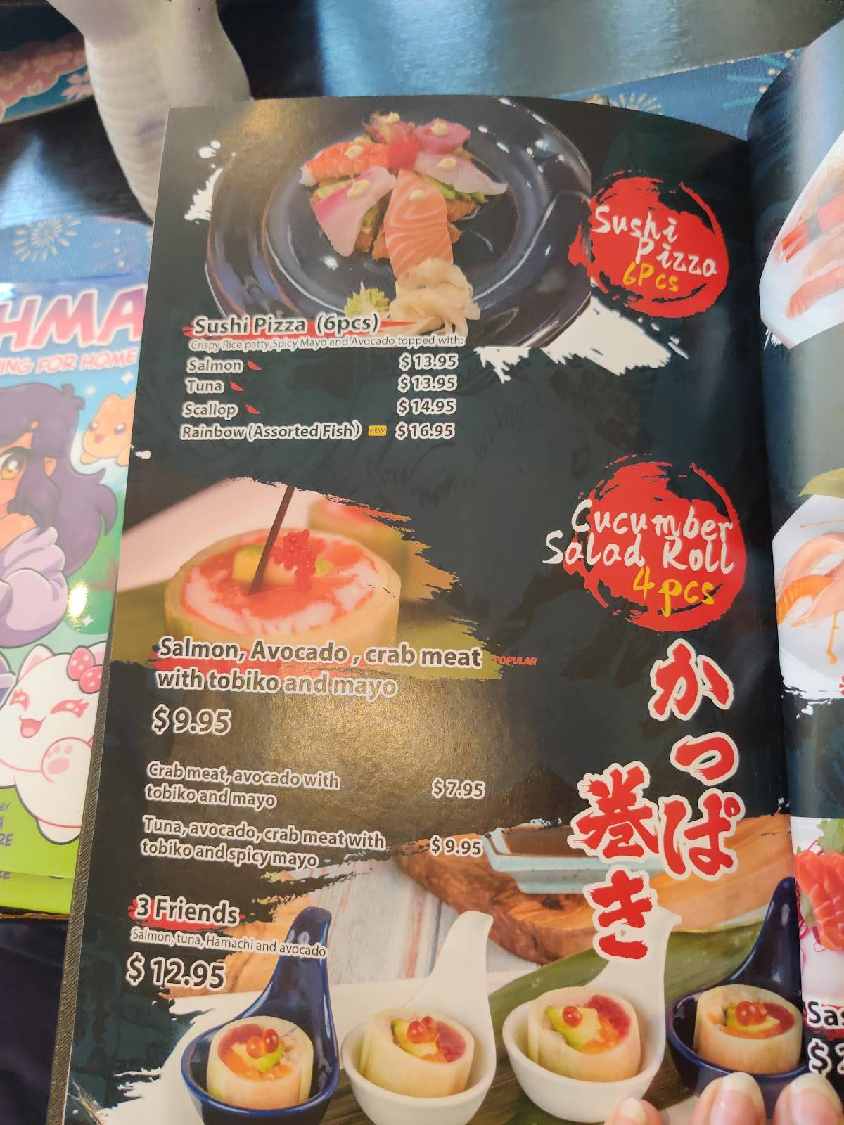 Menu de Kiyo Japanese Cuisine