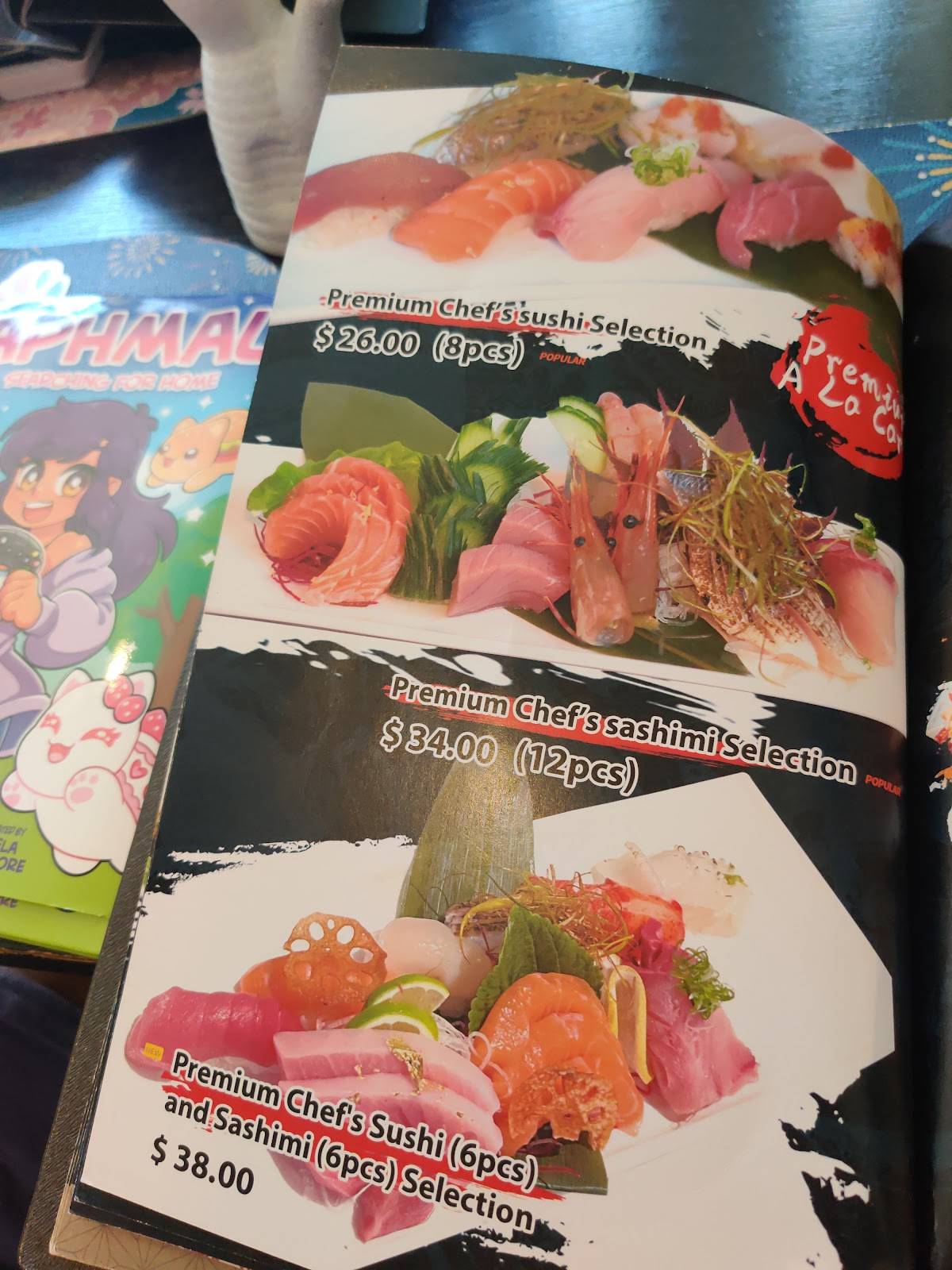 Menu de Kiyo Japanese Cuisine