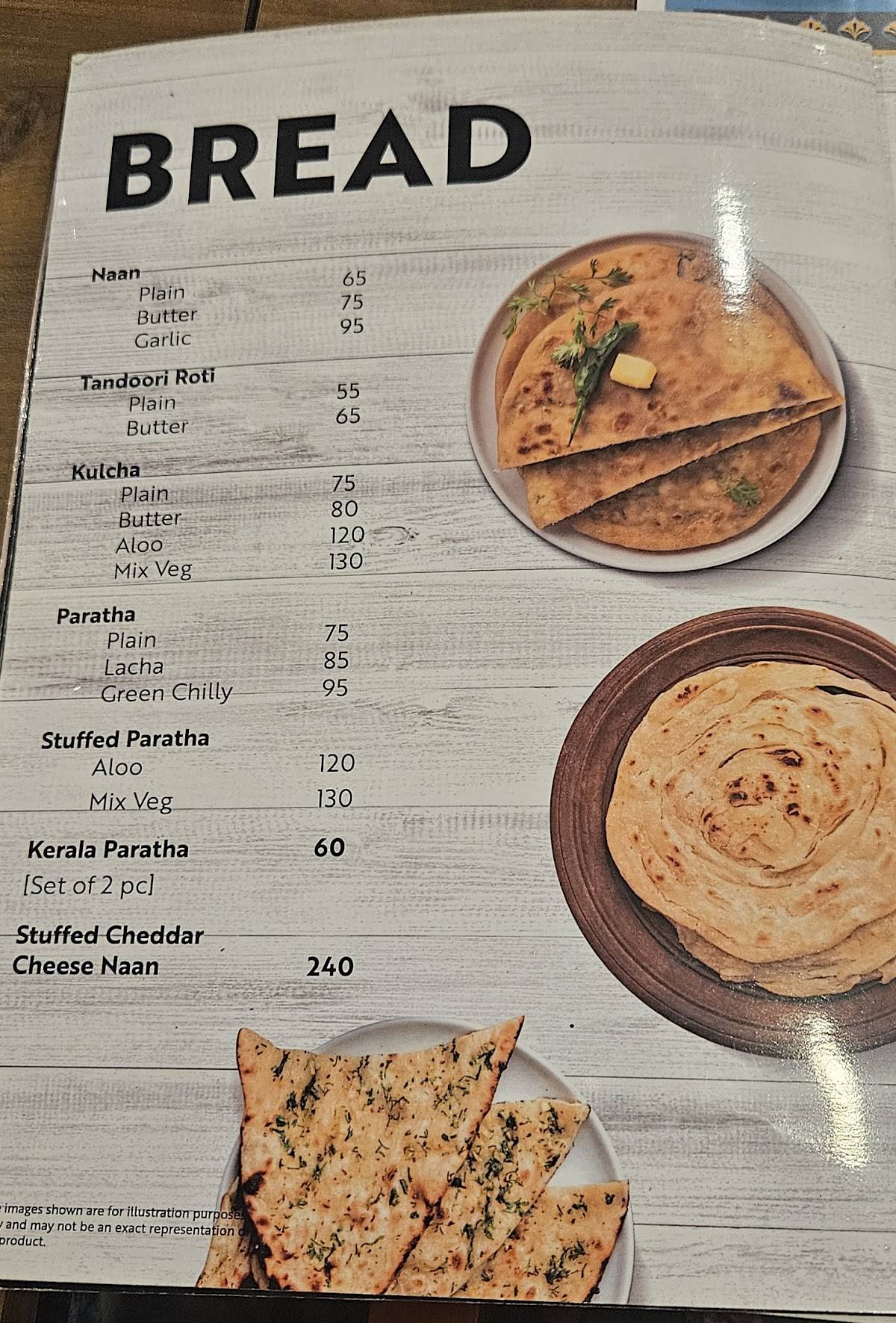 Rasoi Fort Kochi menu
