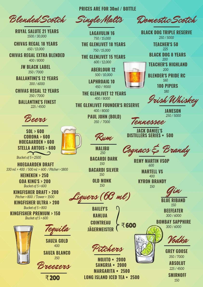 Koma 2.0 menu